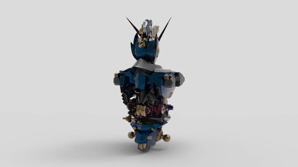 Dark Egnies Bust 3D model_11