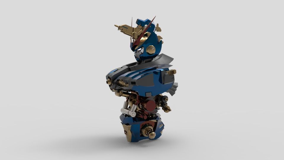 Dark Egnies Bust 3D model_4