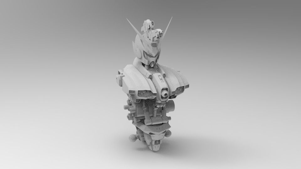 Dark Egnies Bust 3D model_49