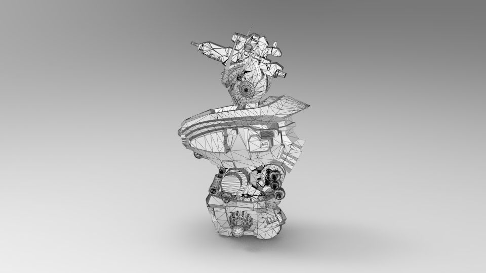 Dark Egnies Bust 3D model_34