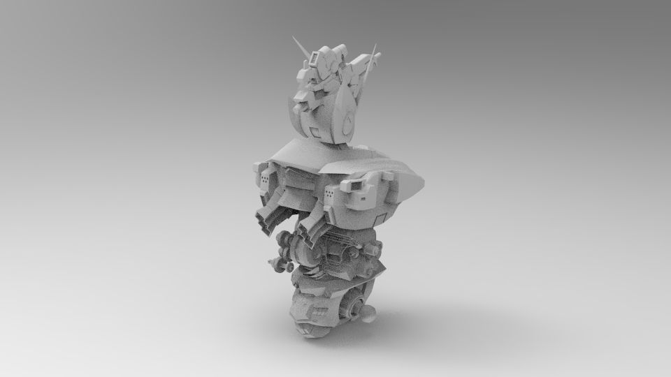 Dark Egnies Bust 3D model_44