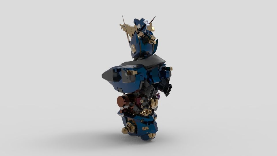 Dark Egnies Bust 3D model_8