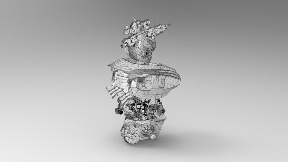 Dark Egnies Bust 3D model_24