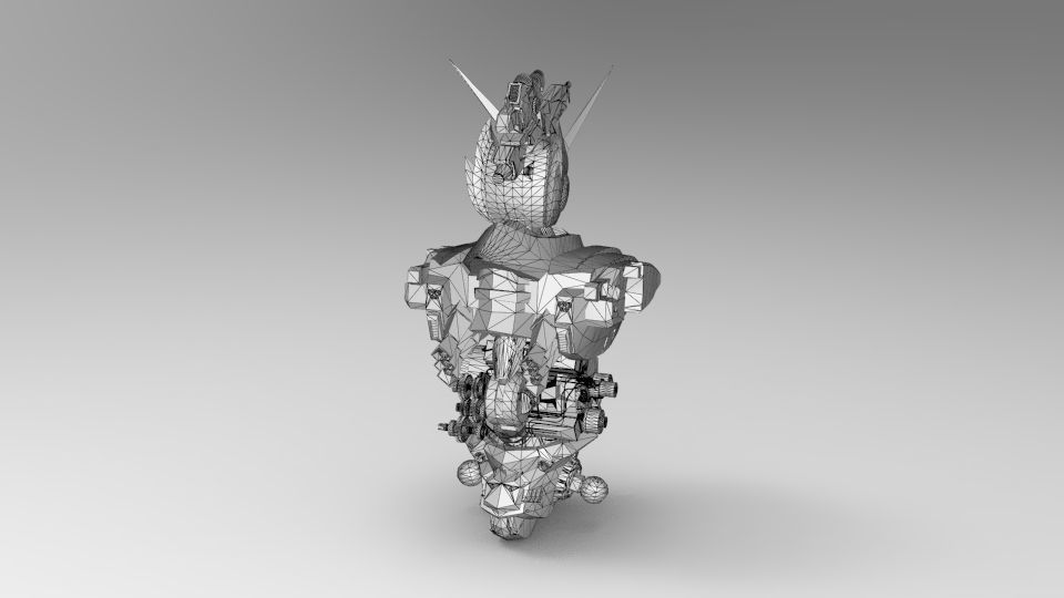 Dark Egnies Bust 3D model_22