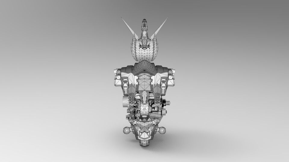 Dark Egnies Bust 3D model_38