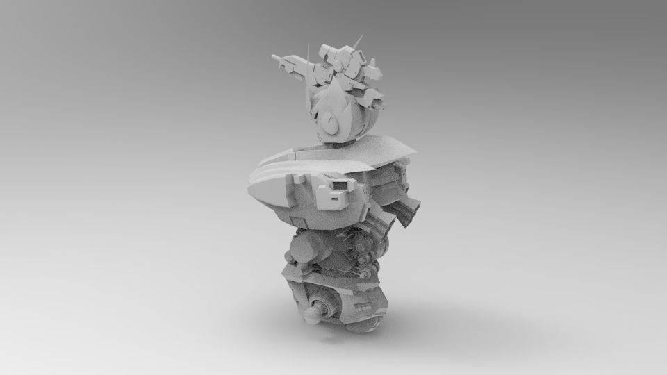 Dark Egnies Bust 3D model_56