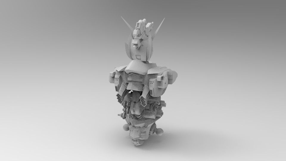 Dark Egnies Bust 3D model_43