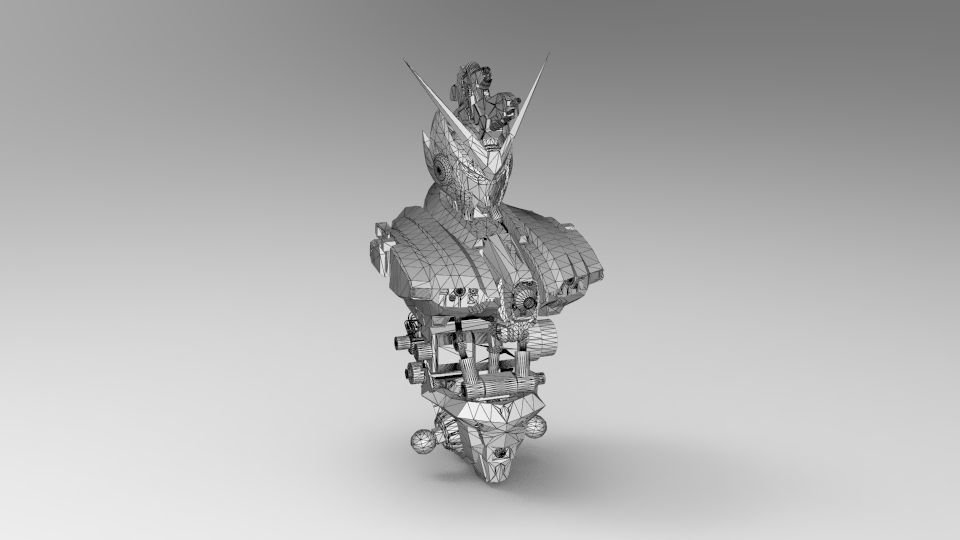 Dark Egnies Bust 3D model_29