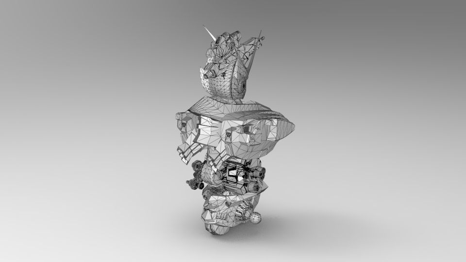 Dark Egnies Bust 3D model_23