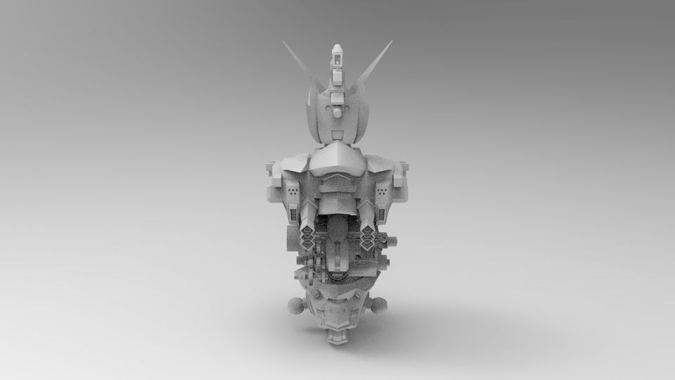 Dark Egnies Bust 3D model_42