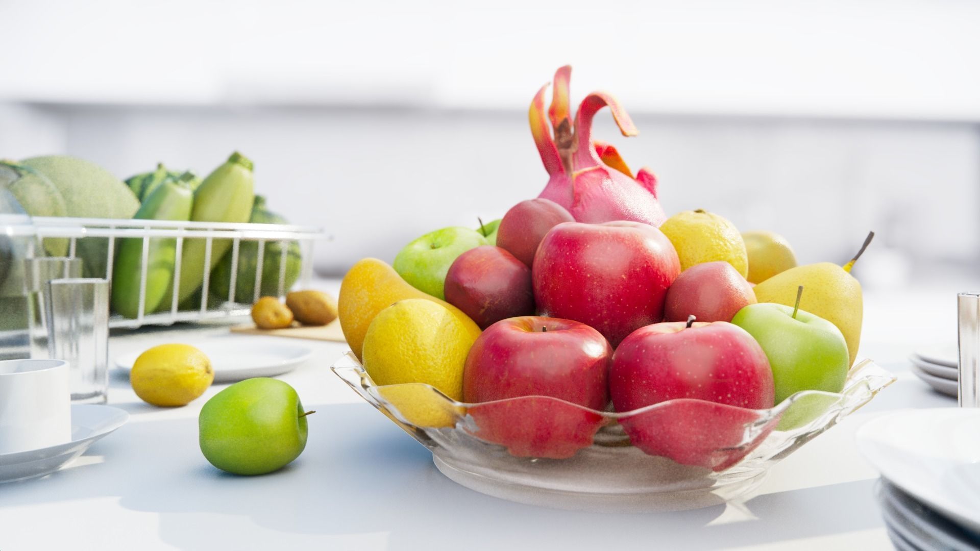 3D Fruit and Vegetable Collection 3D model_1