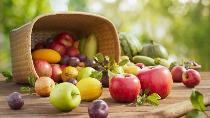 3D Fruit and Vegetable Collection 3D model 3