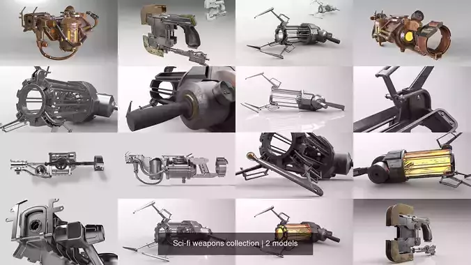 Sci-fi weapons collection 