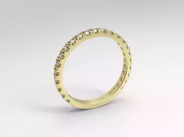 woman solitaire diamond ring 7 parts R00134