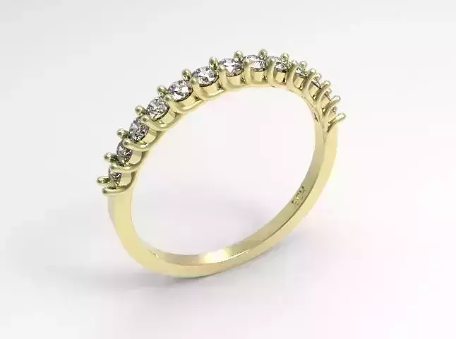 woman solitaire diamond ring 7 parts R00135