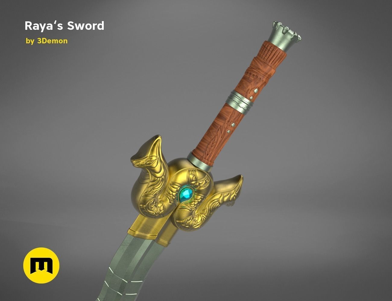 Raya Sword 3D print model_9