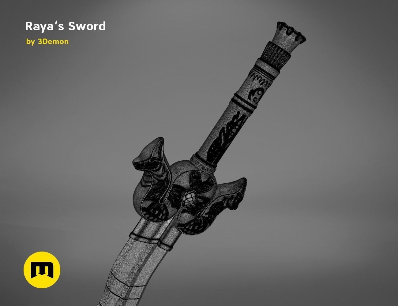 Raya Sword 3D print model_11