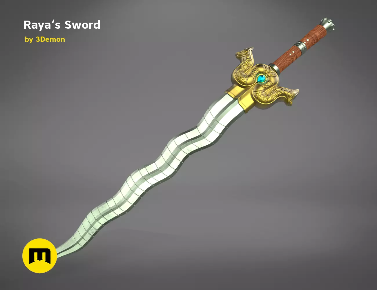 Raya Sword 3D print model_0