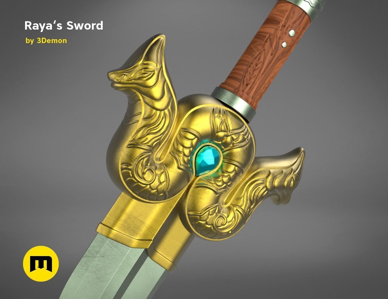 Raya Sword 3D print model_4