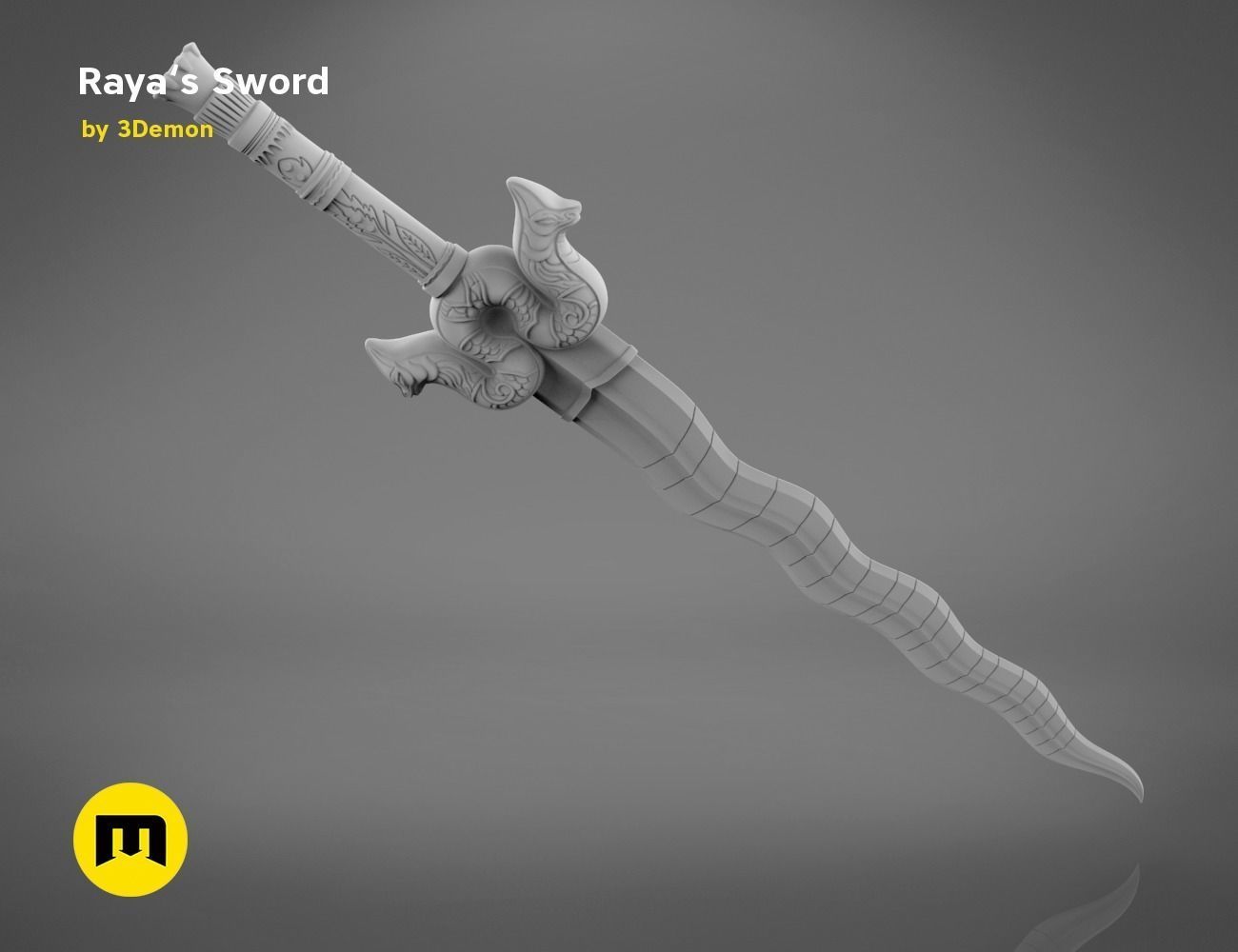 Raya Sword 3D print model_7