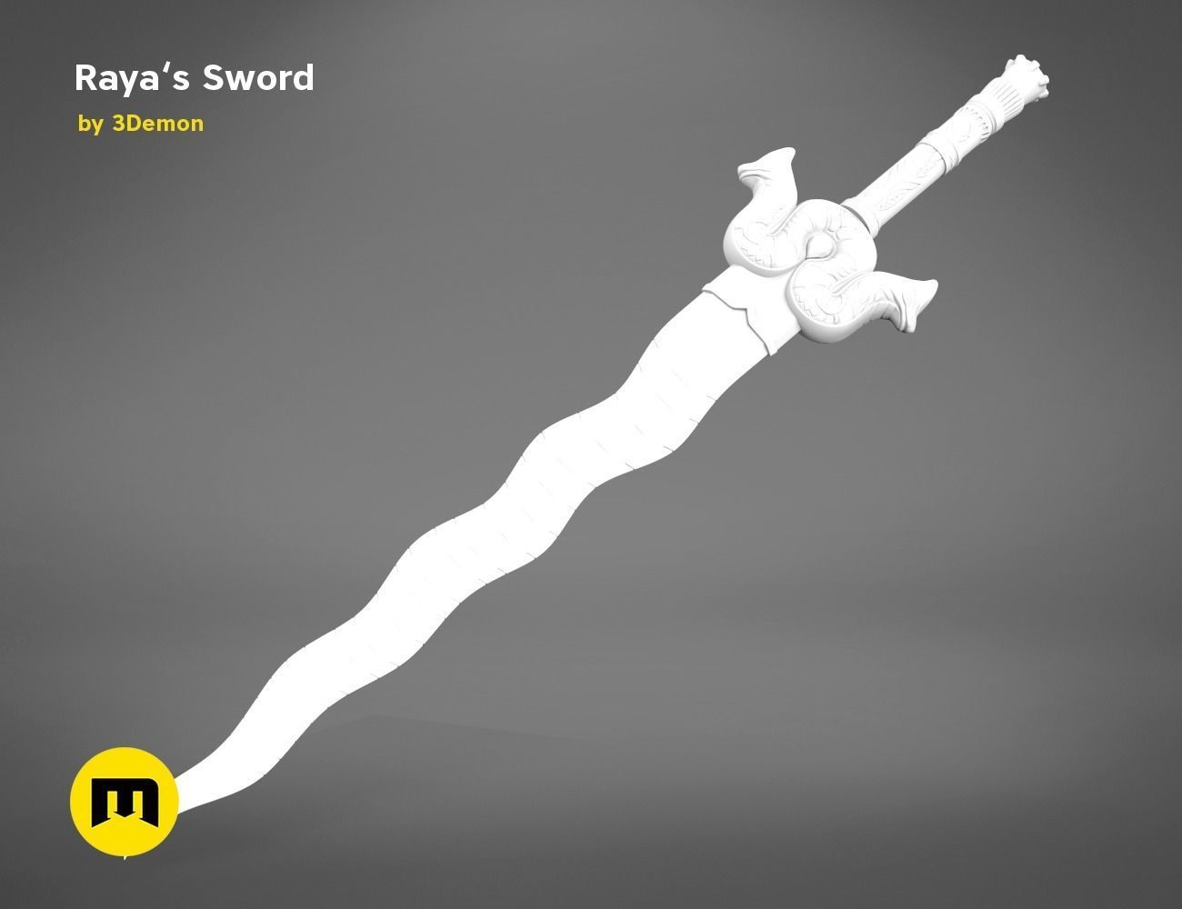 Raya Sword 3D print model_5