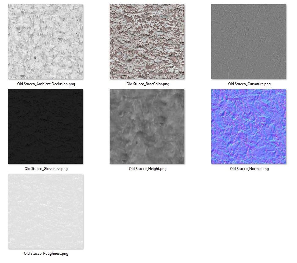 Old Stucco PBR Texture Texture_17