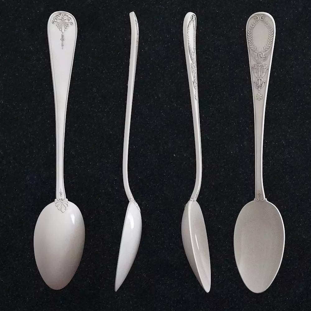 Silver spoon 3D print model