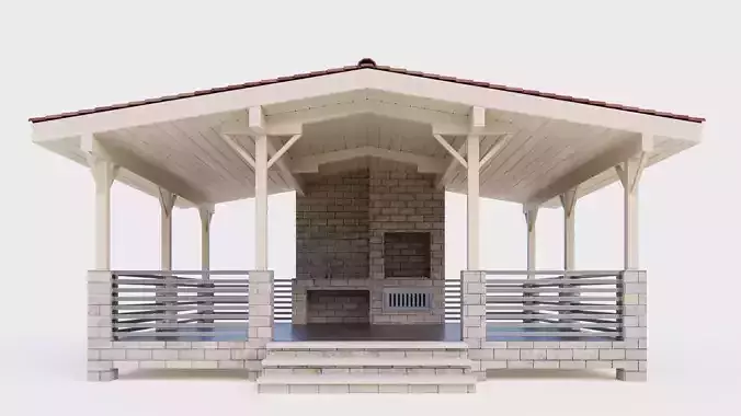 Big gazebo 3D model