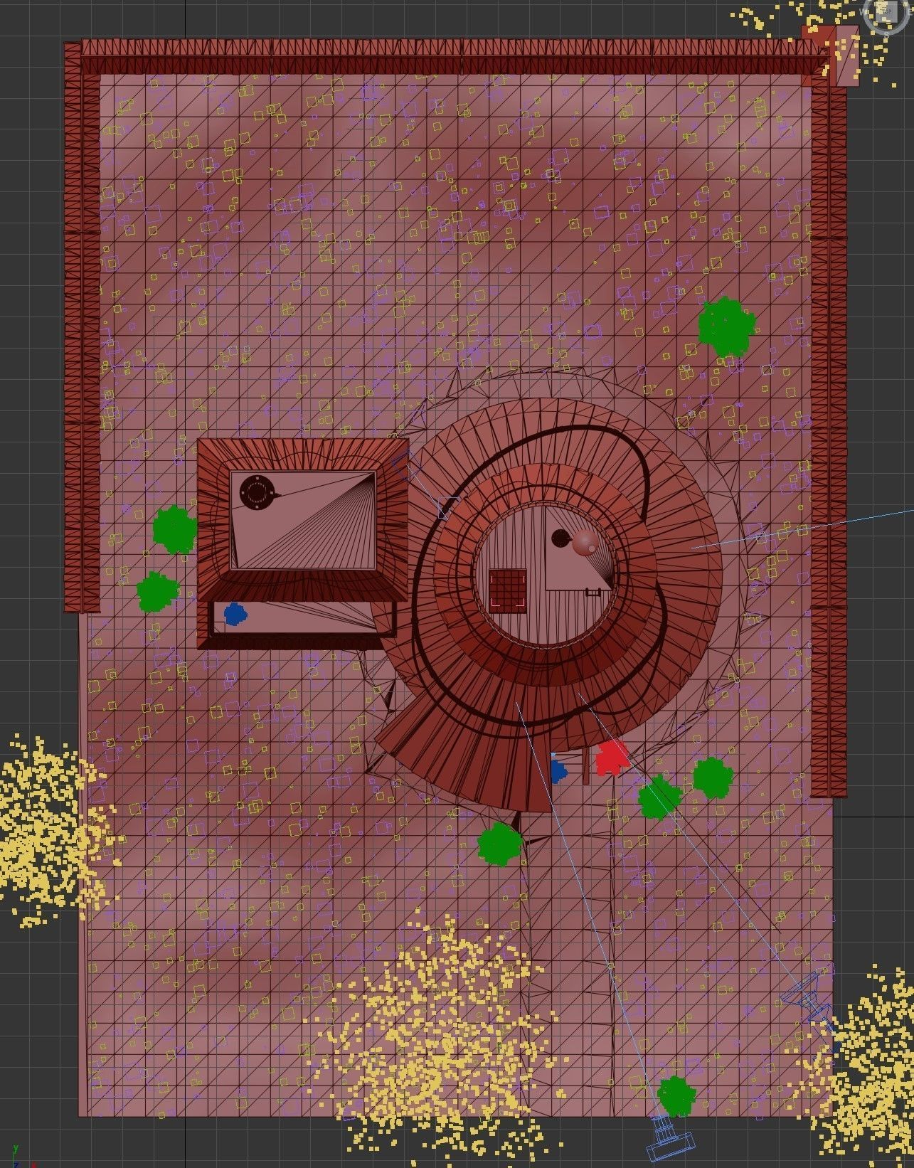 Uzumaki house - 3DS MAX and CORONA Low-poly 3D model_7