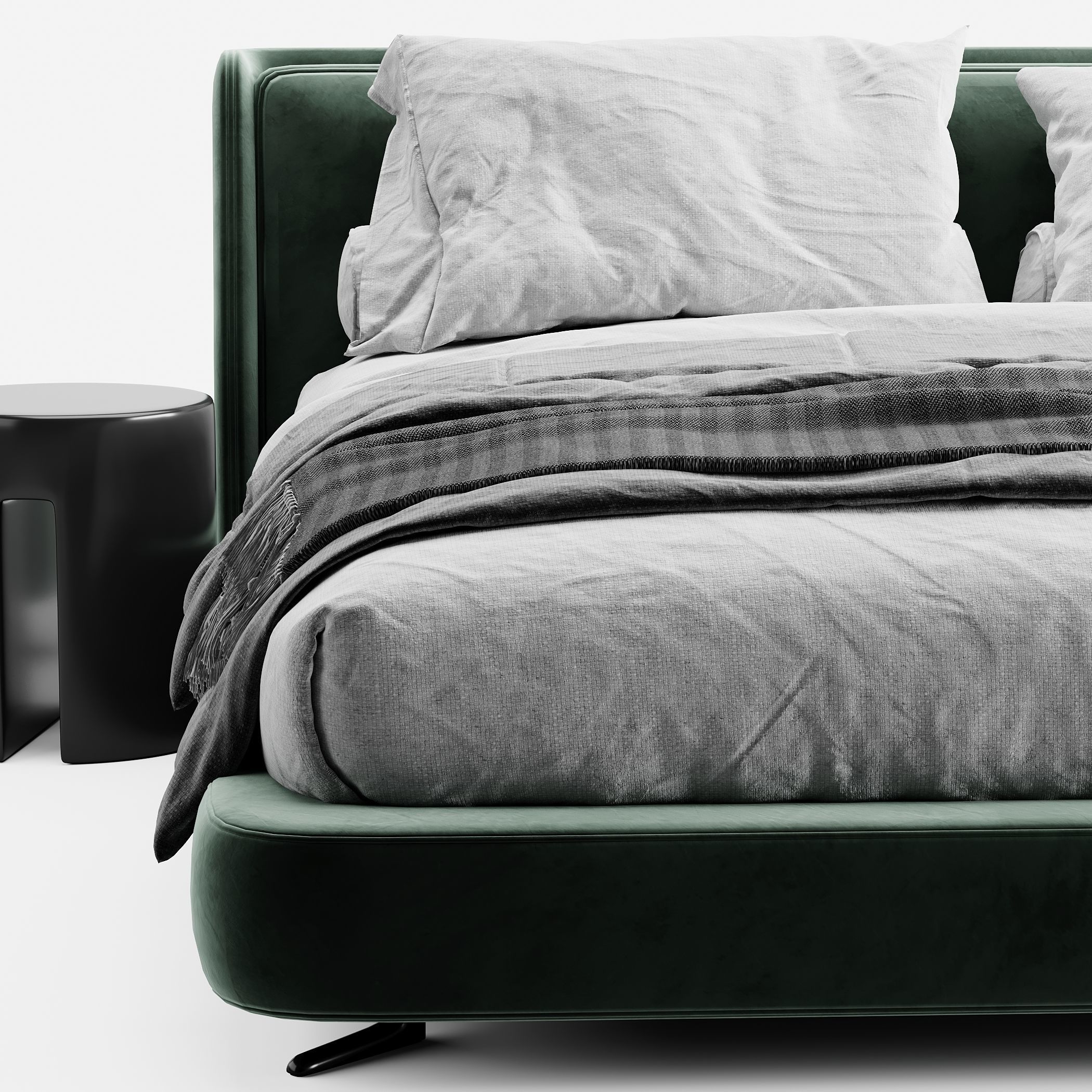 Minotti Spencer bed  3D model_1