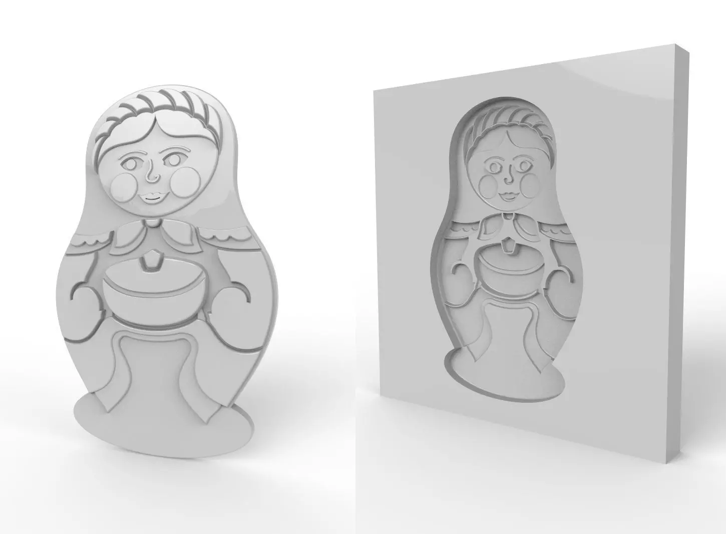 Cookie mold  3D print model_0