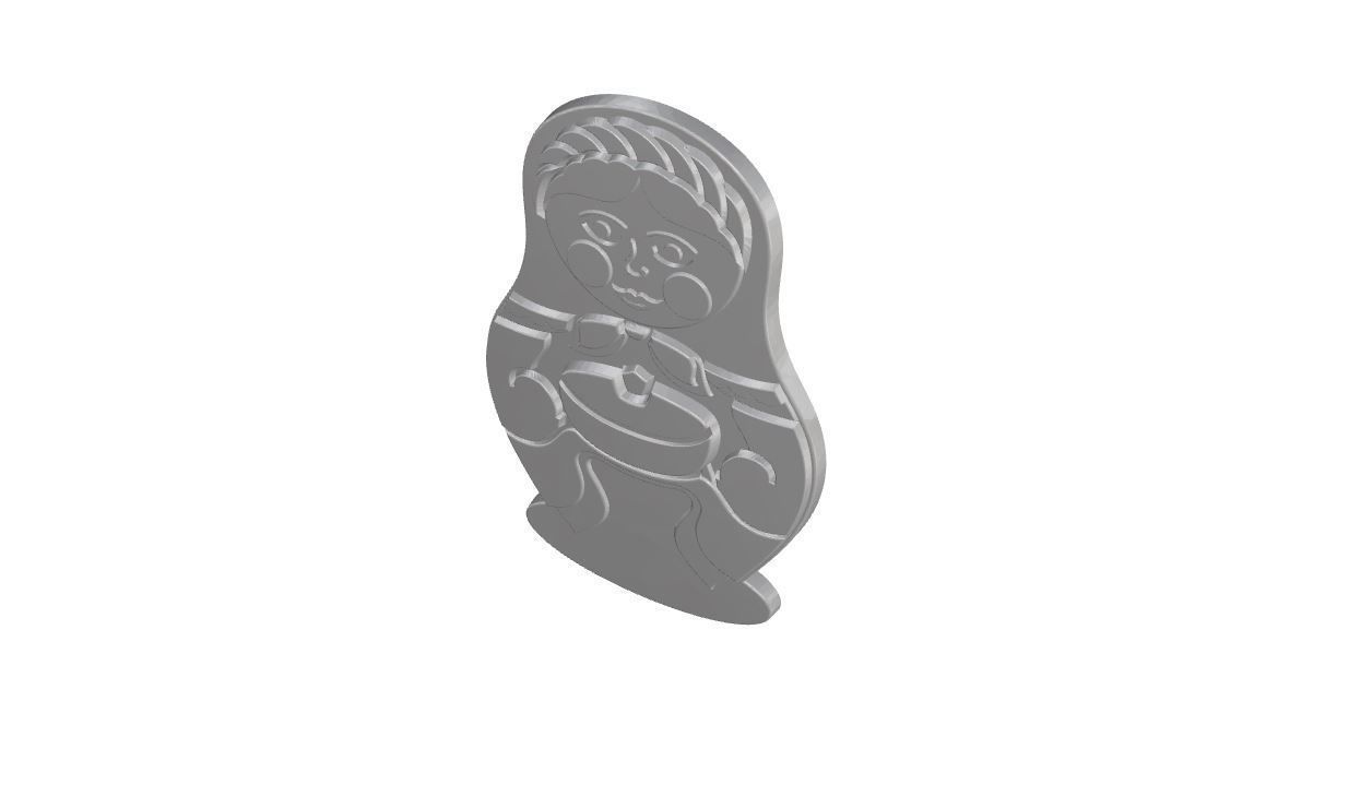 Cookie mold  3D print model_9