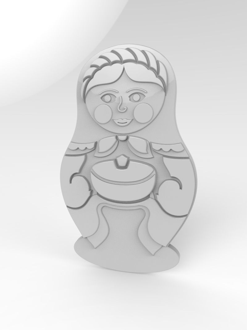 Cookie mold  3D print model_10