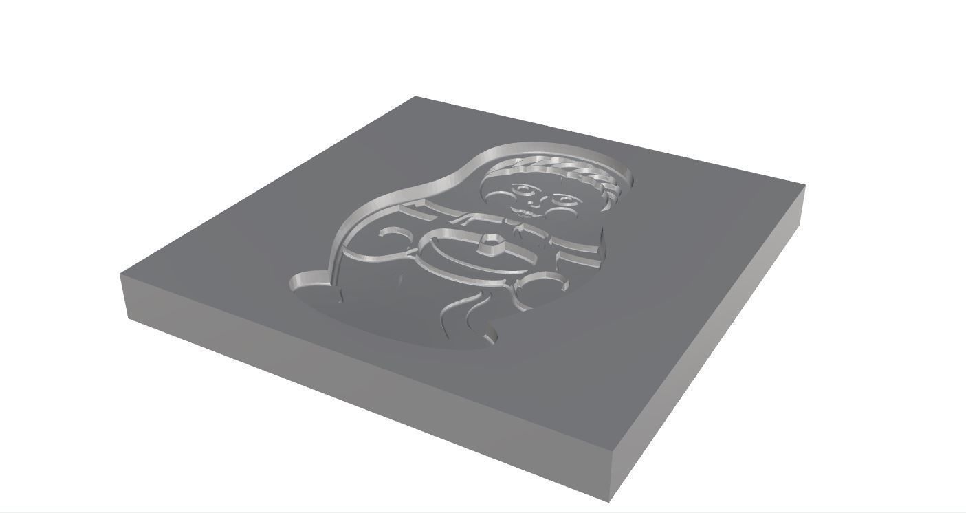 Cookie mold  3D print model_23