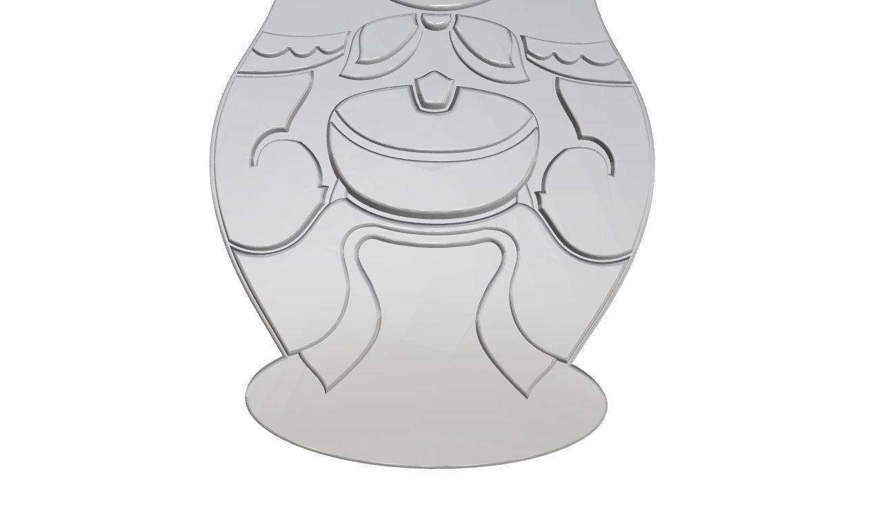 Cookie mold  3D print model_6