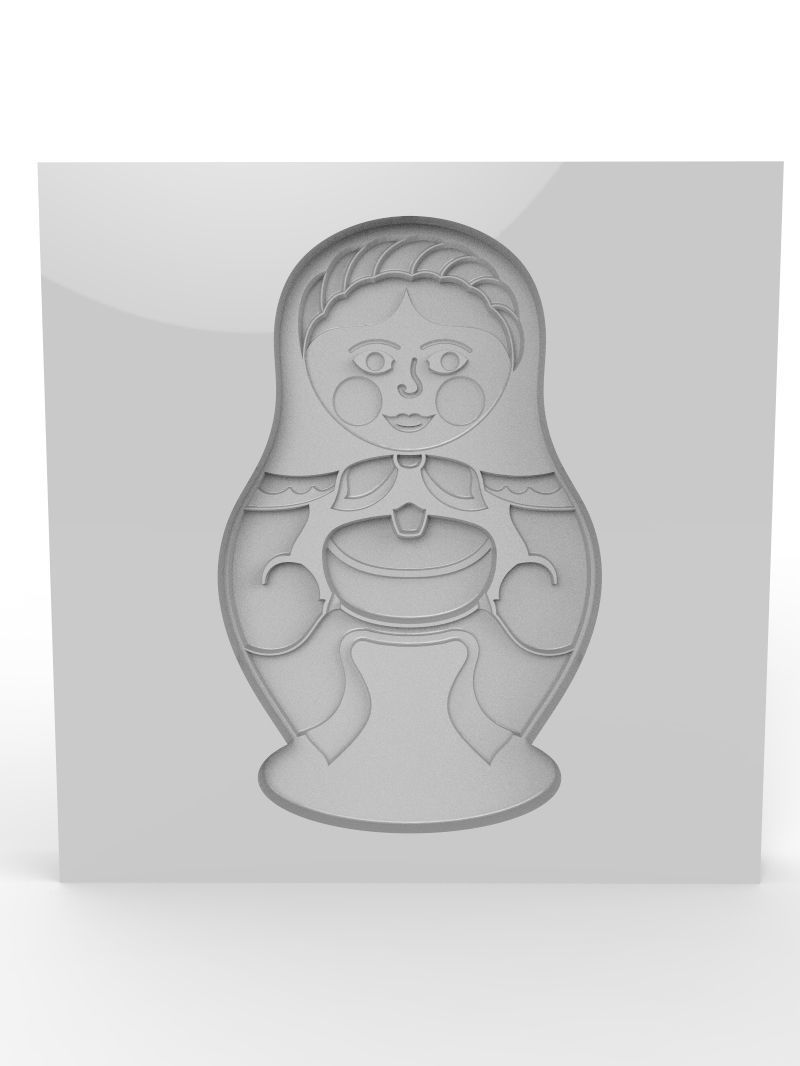 Cookie mold  3D print model_15