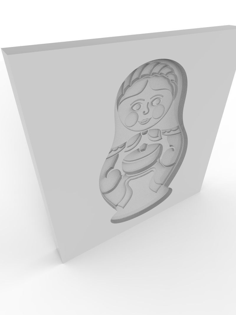 Cookie mold  3D print model_17