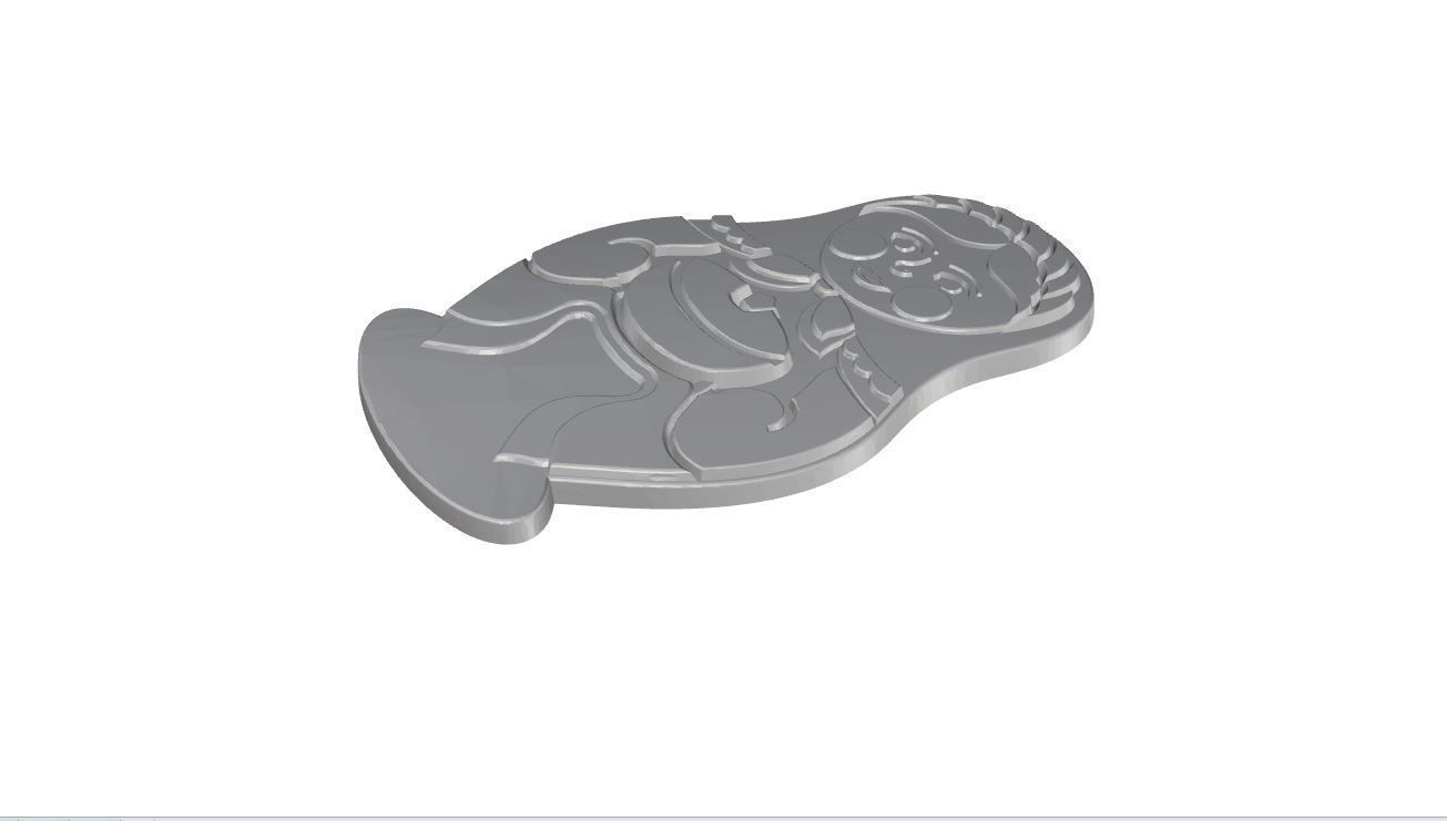 Cookie mold  3D print model_7