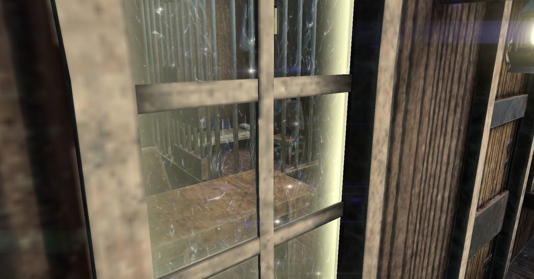 Western Jail - Sheriff - Wild West - Backdrop Full Perm Low-poly 3D model_6