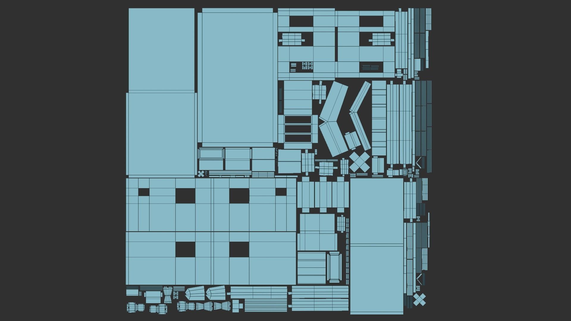 Western Jail - Sheriff - Wild West - Backdrop Full Perm Low-poly 3D model_12