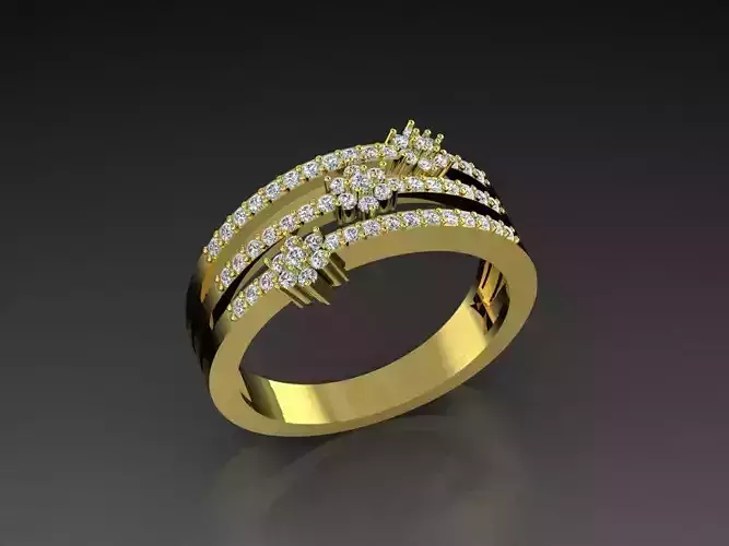 Diamond Jewelry Ring 3D print model Diamond Jewelry Ring 3D print model