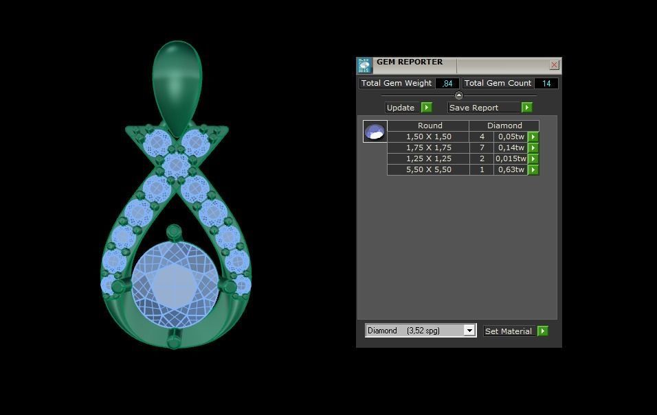 Pendant 114 3D print model_7