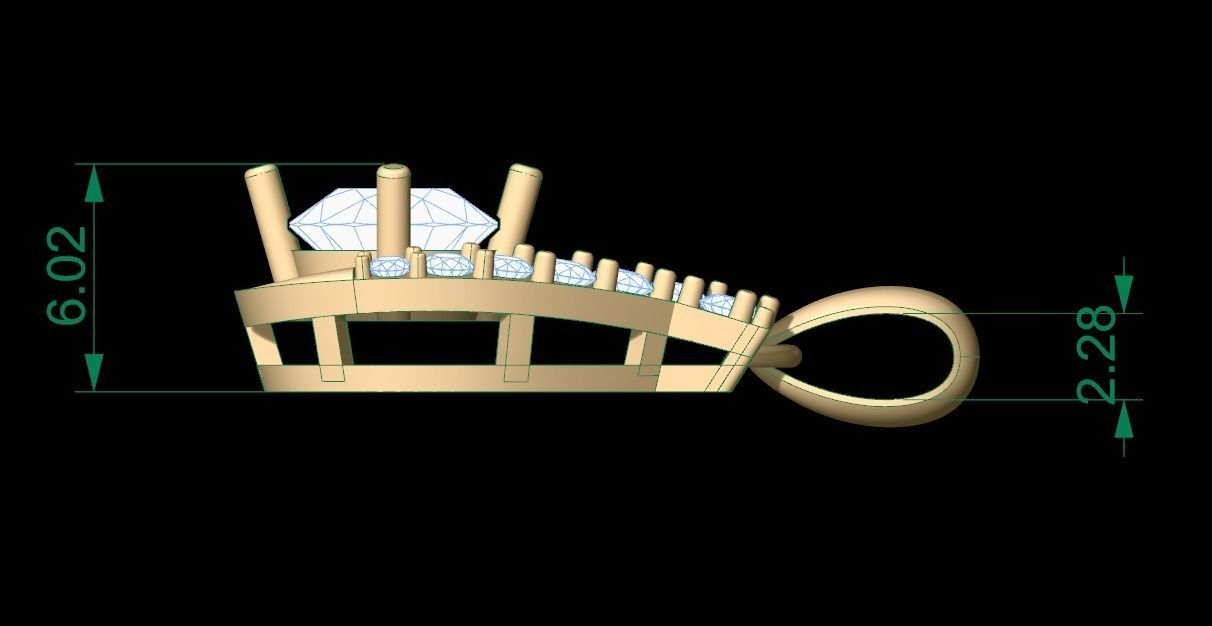 Pendant 114 3D print model_9