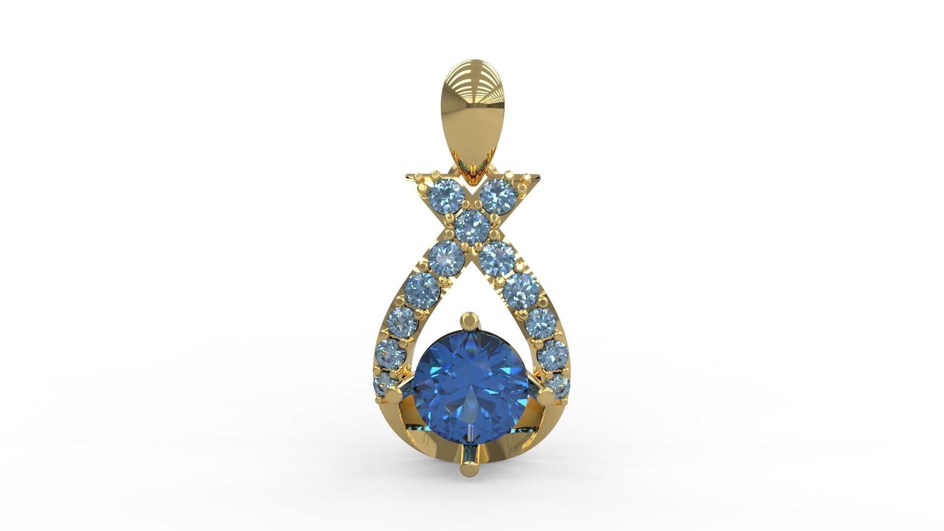 Pendant 114 3D print model_1