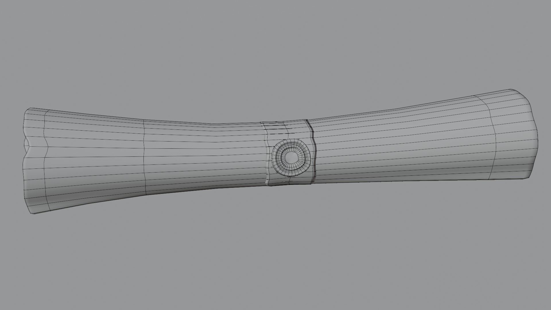 Scroll with stone 3D model_6