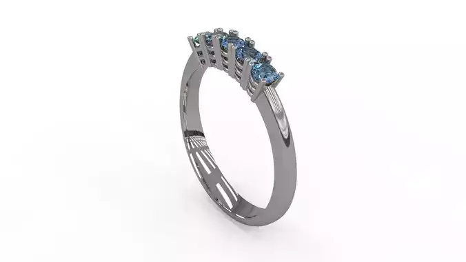 Woman Solitaire Ring 224