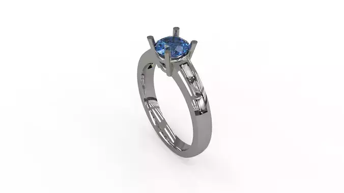 Woman Solitaire Ring 225