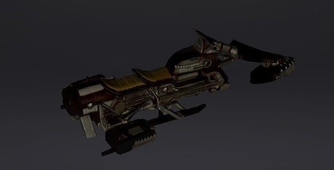 star wars speeder 3D print model