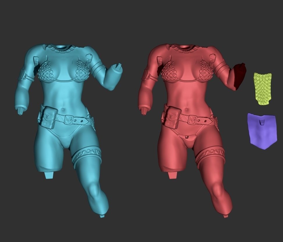 Red Sonja 3D print model_12
