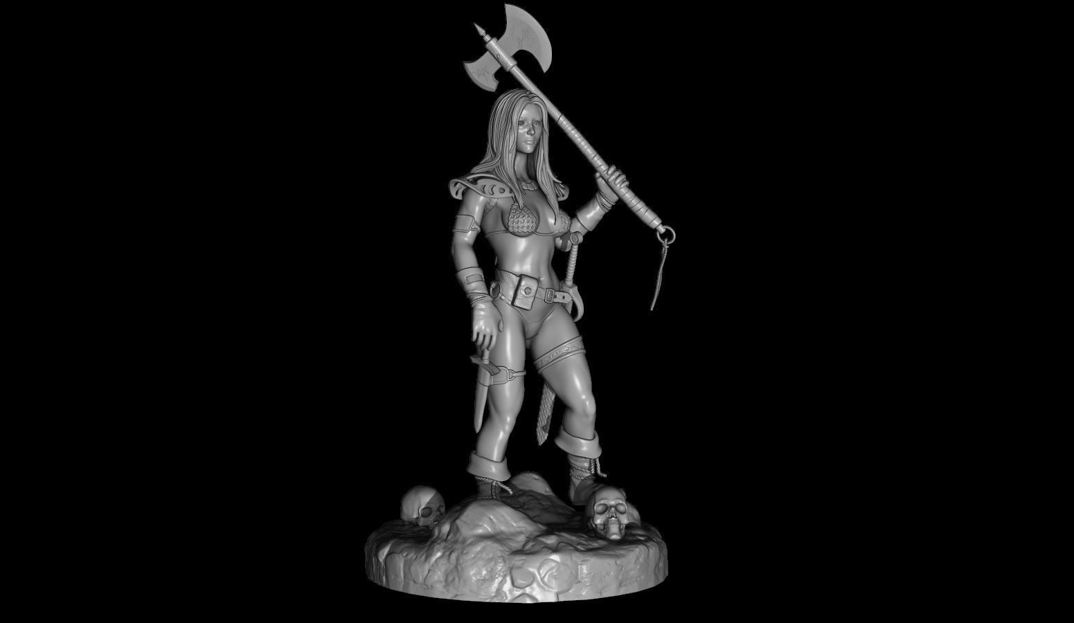 Red Sonja 3D print model_7